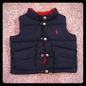 Ralph Lauren Reversible Puffer Vest Baby/Infant 9M